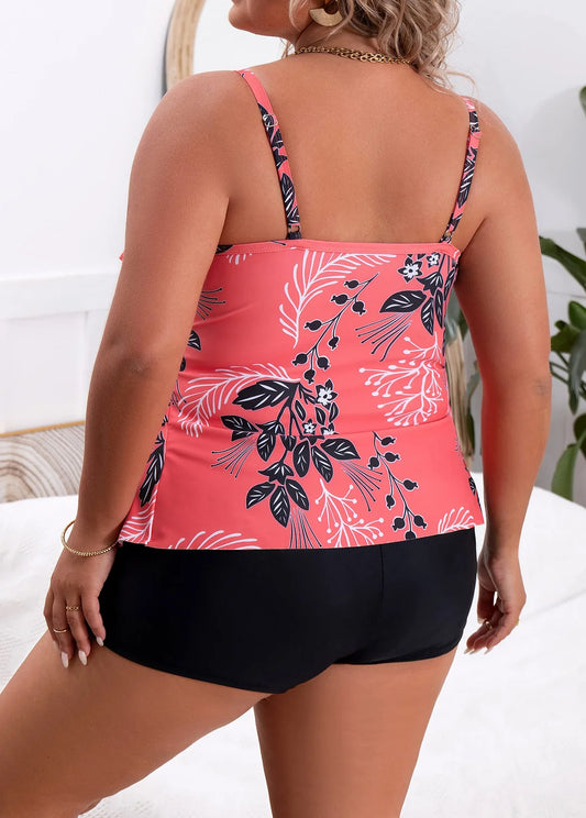 Bellaza Tankini Set met Ruches en Buiksteun