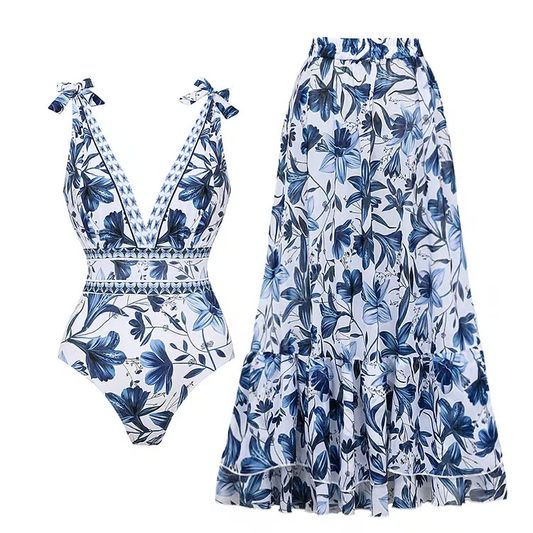 Blue Bloom Set ā Badpak & Rok