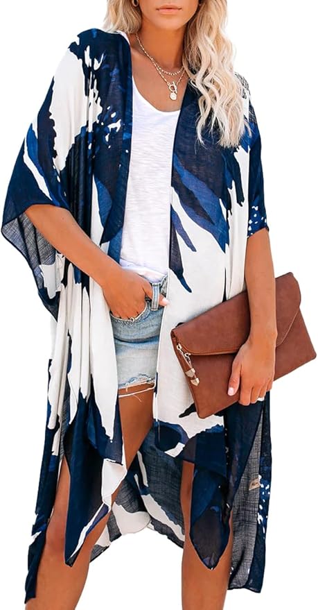 Bellaza BohoBloom Kimono – Boho Strand Kimono voor