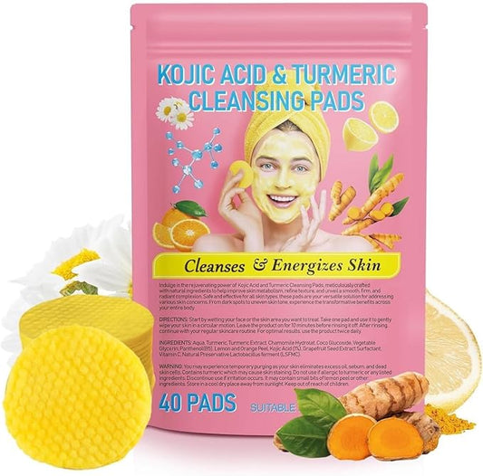 Pads met kurkuma en kojic acid