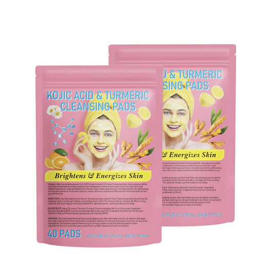 Pads met kurkuma en kojic acid
