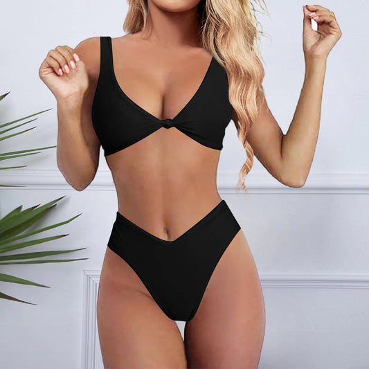 High‑Waist Push‑Up Bikini